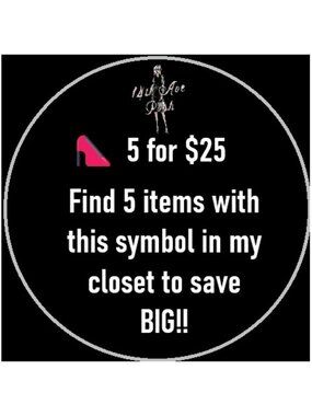 👠 5 for $25  DEAL